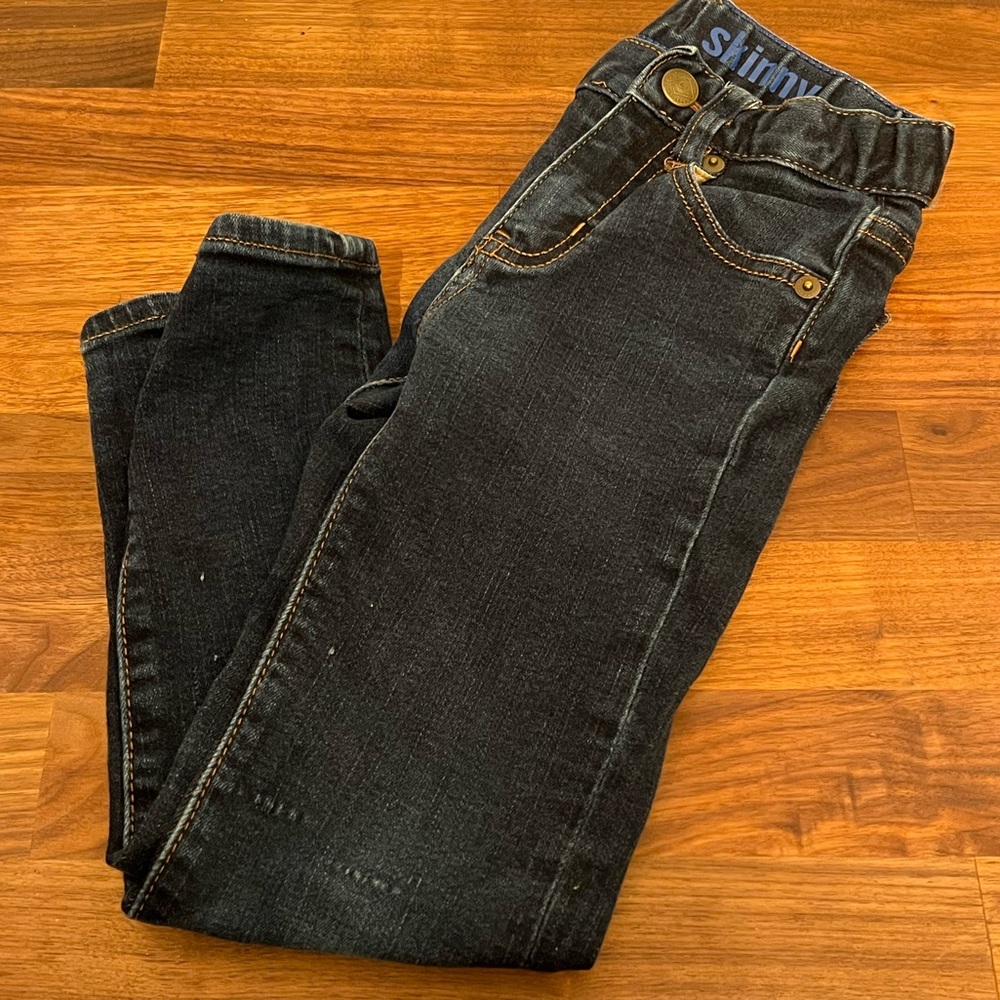 Crewcuts Skinny Dark Wash Jeans size 5 (Girl)